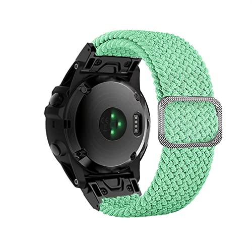 SCWZZWSY 26 22mm Sport Nylon Watchband -Armbandstrap für Fenix ​​7 Fenix ​​7x Easy Fit Schnellfreisetzungs -Armband (Farbe: Rot und Weiß, Größe: 22mm Fenix ​​7) von SCWZZWSY