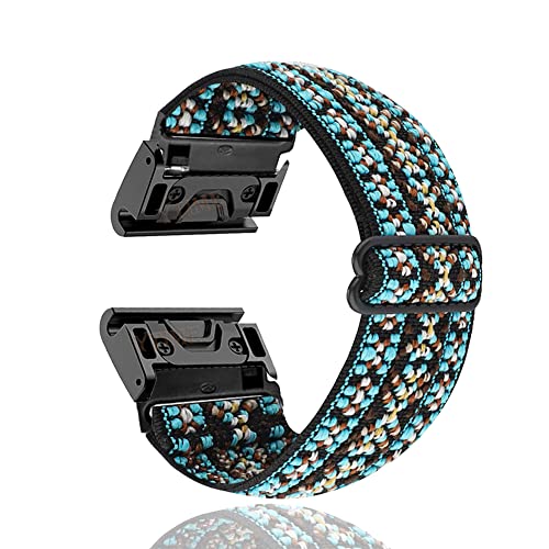 SCWZZWSY 26-mm-Nylon-Schlaufenarmband für Fenix ​​5X-Uhr, Quick-Fit-Armbandgürtel für Fenix ​​5, Fenix5 Plus 22-mm-Armbänder von SCWZZWSY