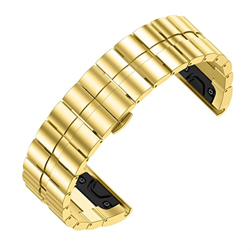 SCWZZWSY 26mm Schnellveröffentlichungsband Metal Easy Fit Edelstahl Uhren -Uhren -Armband -Armband für Fenix ​​7x 5x/Fenix ​​3/Fenix ​​3 HR Uhr von SCWZZWSY
