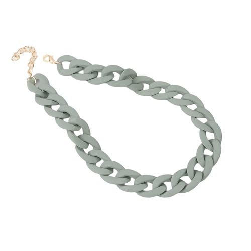 SCWZZWSY Accessorie Bunte Perlen Halskette für Frauen, Regenbogenperlen Halskette Buntes Kettenschluckketten Weitkettenkragen Halshalsschmuck SCWZZWSY Accessorie Bunte Perlen Halskette für Frauen, Regenbogenperlen Halskette Buntes Kettenschluckketten Weitkettenkragen Halshalsschmuck von SCWZZWSY