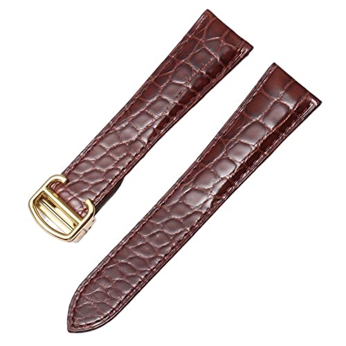 SCWZZWSY Alligator Genauer Leder Uhrengurt für Solo Tank London Calibo Leder Uhren Band Männer und Frauen 16mm 18 mm 20 mm 22 mm von SCWZZWSY