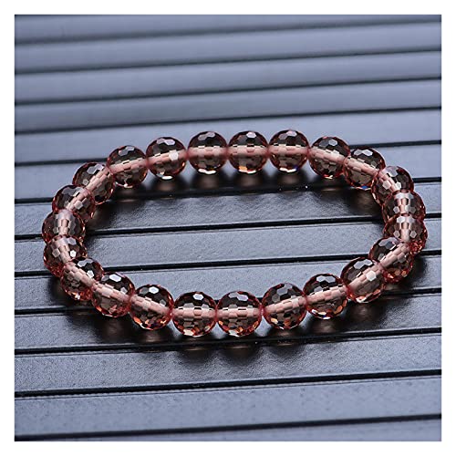 SCWZZWSY Armbänder für Damen Edelstein Runde 7 mm 17 20 cm Elastizität Anpassung Perlenarmband erzeugt Farbänderung Verlobungs Geschenk Fine Schmuck Multi 18 cm von SCWZZWSY