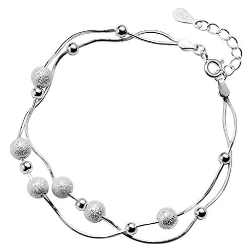 SCWZZWSY Armbänder für Frauen süße Gnade Silber 925 Einfaches Armband für Frauen S925 Romantisches süßes Armband für Mädchen von SCWZZWSY