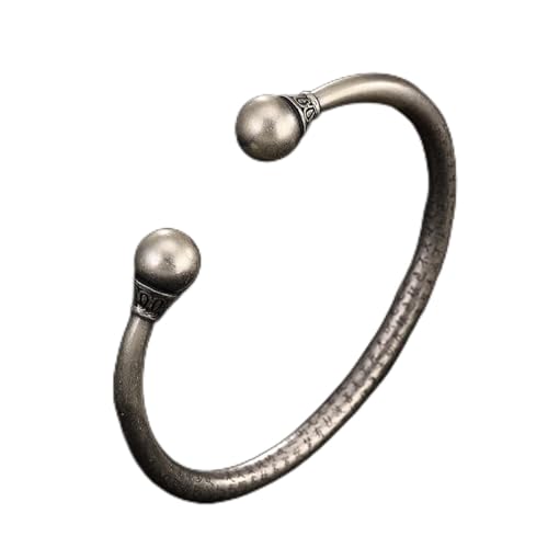 SCWZZWSY Armband S990 reines Silber offenes mattes weibliches Armband Geburtstag Valentinstag Geschenk für Frauen Silber Armreifen Schmuck Schmuck von SCWZZWSY