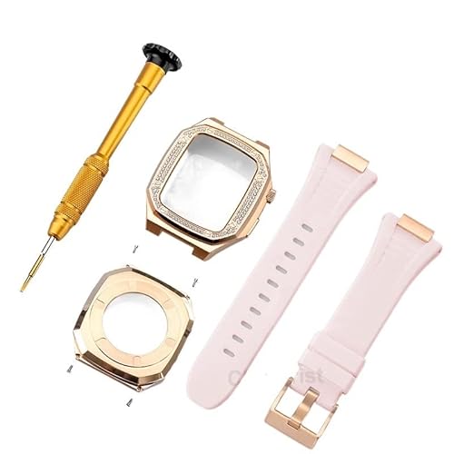 SCWZZWSY DIY für Band 7 6 Metall Edelstahl 45 mm 41 mm Uhr Gummiband -Set für iWatch 44mm Diamant -Gurt -Modifikation Kit SCWZZWSY DIY für Band 7 6 Metall Edelstahl 45 mm 41 mm Uhr Gummiband -Set für iWatch 44mm Diamant -Gurt -Modifikation Kit von SCWZZWSY
