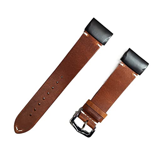 SCWZZWSY Fenix 6 Ölwachs -Leder -Verschlussen -Armband 22mm Quick Fit Watch Bandgurt für Fenix 5/5 Plus/Forerunner935/Instinkt SCWZZWSY Fenix 6 Ölwachs -Leder -Verschlussen -Armband 22mm Quick Fit Watch Bandgurt für Fenix 5/5 Plus/Forerunner935/Instinkt von SCWZZWSY
