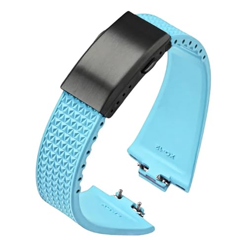SCWZZWSY Fluor -Gummi -Gummi für PRX -Serie Superspieler 35mm 40mm Frauen Männer Schnellfreisetze Klappschnalle -Uhr -Band 11mm 12mm von SCWZZWSY