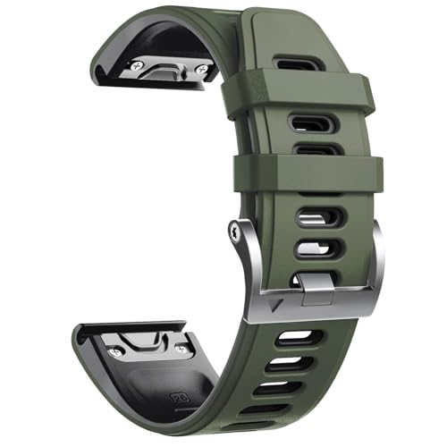SCWZZWSY Für Fenix 7x Watchbands Silicon Sport Watch -Armband für Fenix 5x/5x Plus/Fenix 6x/Fenix 6x Pro/Fenix 3/Fenix 3 HR/DECKENT MK1/D2 Delta PX/D2 Charlie Smart Watch Band SCWZZWSY Für Fenix 7x Watchbands Silicon Sport Watch -Armband für Fenix 5x/5x Plus/Fenix 6x/Fenix 6x Pro/Fenix 3/Fenix 3 HR/DECKENT MK1/D2 Delta PX/D2 Charlie Smart Watch Band von SCWZZWSY
