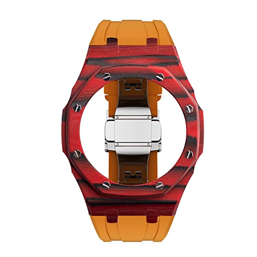 SCWZZWSY Für GA2100 Carbon Faser Mod Kit Metal Luxus Armband Modified Watch Gurt Hülle+Gummi -Gurt GA2110 GAB2100 SCWZZWSY Für GA2100 Carbon Faser Mod Kit Metal Luxus Armband Modified Watch Gurt Hülle+Gummi -Gurt GA2110 GAB2100 von SCWZZWSY