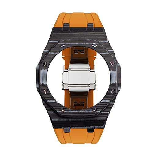 SCWZZWSY Für GA2100 Carbon Faser Mod Kit Metal Luxus Armband Modified Watch Gurt Hülle+Gummi -Gurt GA2110 GAB2100 SCWZZWSY Für GA2100 Carbon Faser Mod Kit Metal Luxus Armband Modified Watch Gurt Hülle+Gummi -Gurt GA2110 GAB2100 von SCWZZWSY