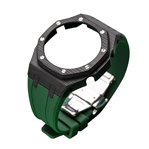 SCWZZWSY Für GA2100 Carbon Faser Mod Kit Metal Luxus Armband Modified Watch Gurt Hülle+Gummi -Gurt GA2110 GAB2100 SCWZZWSY Für GA2100 Carbon Faser Mod Kit Metal Luxus Armband Modified Watch Gurt Hülle+Gummi -Gurt GA2110 GAB2100 von SCWZZWSY