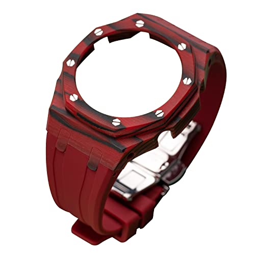 SCWZZWSY Für GA2100 Carbon Faser Mod Kit Metal Luxus Armband Modified Watch Gurt Hülle+Gummi -Gurt GA2110 GAB2100 SCWZZWSY Für GA2100 Carbon Faser Mod Kit Metal Luxus Armband Modified Watch Gurt Hülle+Gummi -Gurt GA2110 GAB2100 von SCWZZWSY