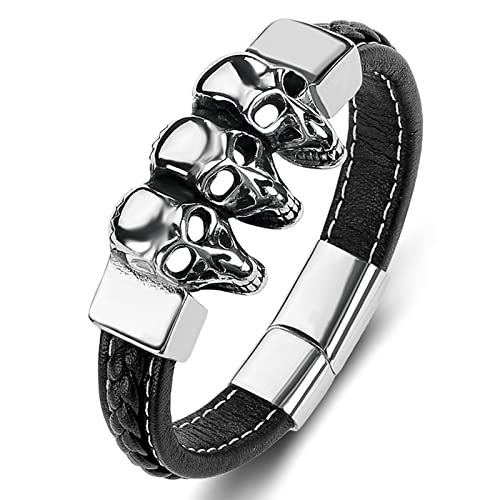 SCWZZWSY Geschenk für Männer Retro Charme Armband Boy Watch Armband Armbänder Herren Handgelenkkette Edelstahl mit Schnallenverschluss von SCWZZWSY