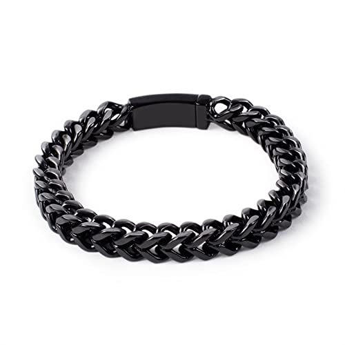 SCWZZWSY Herrenpersonalisierte Edelstahl -Weizenkette Armbänder für Männer Öko -Verpackung kleine Geschenke für Männer von SCWZZWSY