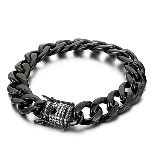 SCWZZWSY Jungenarmband, einfaches elegantes Edelstahlkettenarmband für Männer von SCWZZWSY
