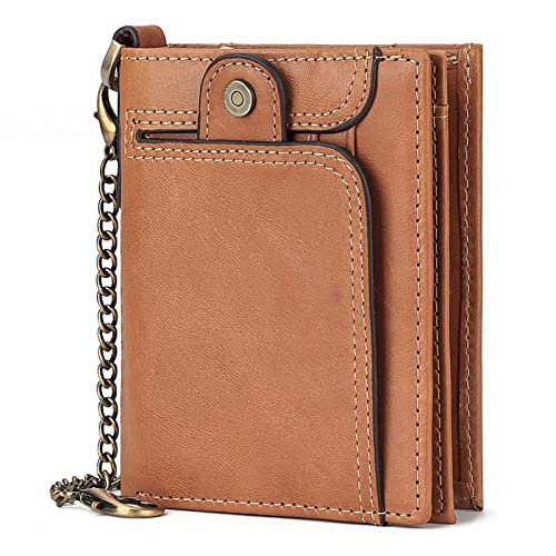 SCWZZWSY Ledergeldbörse, Kreditkartenetui mit großem Fassungsvermögen und 14 Kartenfächern, zarter Geldscheinclip (Farbe: B), C von SCWZZWSY