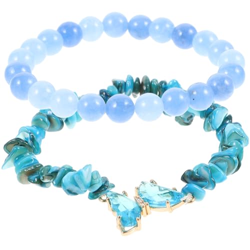 SCWZZWSY Mädchen Accessoires Amethyst Armband Damen Buchstaben Perlen Lehmperlen für Frauen Perlen Halskette Naturstein lila Halskette von SCWZZWSY