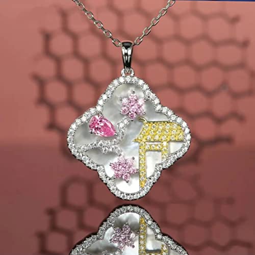 SCWZZWSY Mädchen Schmuck 925 Anhänger Halskette für Frauen Simulation Smaragdmalerei Muschel Halsketten in China Dekorationen hergestellt von SCWZZWSY