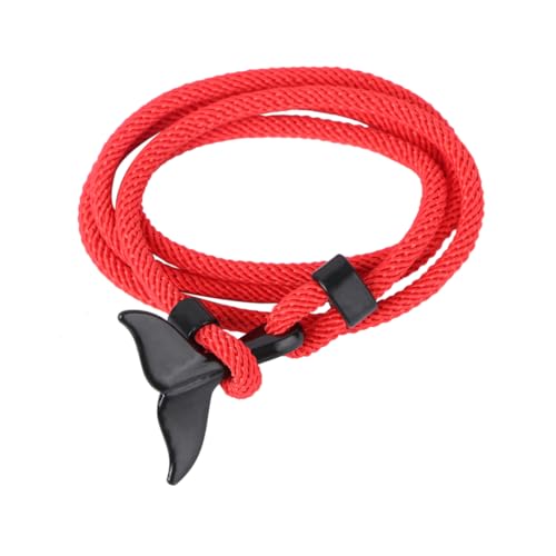 SCWZZWSY Mädchen juwelry 1pc Creative Whale Heck Armband Paare Anker Bangle Natal Year Hand -Ornament Stylish String Design für tägliche Verschleiß und besondere Anlässe Accessoires von SCWZZWSY