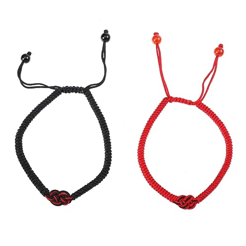 SCWZZWSY Mädchen juwelry 2pcs Paar Konzentrische Knoten Armband geflochten von SCWZZWSY
