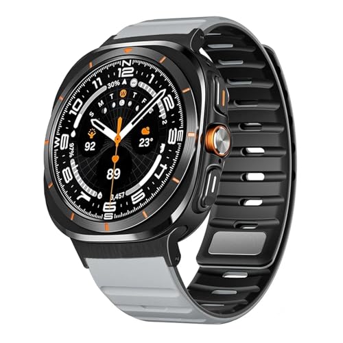 SCWZZWSY Magnetband für Galaxy Watch Ultra 47mm Männer weicher Silikongurt , für Galaxy Ultra 7 Ultra 47mm Sportarmband Correa Watchbänder SCWZZWSY Magnetband für Galaxy Watch Ultra 47mm Männer weicher Silikongurt , für Galaxy Ultra 7 Ultra 47mm Sportarmband Correa Watchbänder von SCWZZWSY
