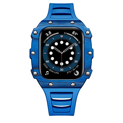 SCWZZWSY Nachrüstsatz Armband + Gehäuse für Band 45 mm 44 mm 40 mm 41 mm, Kautschukband + Keramik-Kit-Gehäuse für iWatch 7 6 5 4 SCWZZWSY Nachrüstsatz Armband + Gehäuse für Band 45 mm 44 mm 40 mm 41 mm, Kautschukband + Keramik-Kit-Gehäuse für iWatch 7 6 5 4 von SCWZZWSY