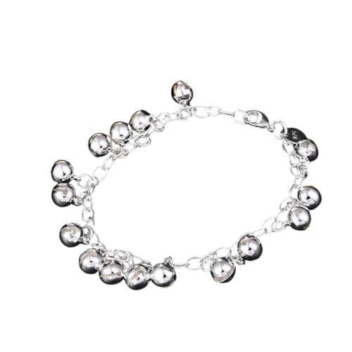 SCWZZWSY Neues 2025 925 Silber Cute Bell Charm Armband für Frauen Dekoration Schmuck Luxus mit für Sie Accessoires Trendy Creative Best für Geschenk von SCWZZWSY