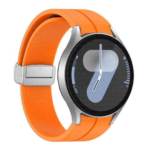 SCWZZWSY Original Silikongurt für Galaxy Watch 6 Aufkauf 43 mm 47 mm 5pro 45 mm Uhr Fe 4 5 6 7 40 44 mm Magnetschnalle Armband Uhrenbandbänder SCWZZWSY Original Silikongurt für Galaxy Watch 6 Aufkauf 43 mm 47 mm 5pro 45 mm Uhr Fe 4 5 6 7 40 44 mm Magnetschnalle Armband Uhrenbandbänder von SCWZZWSY
