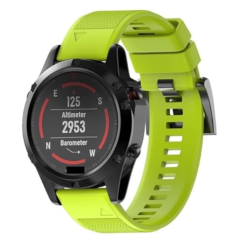 SCWZZWSY Silicon Smart Watch Band -Bänder für Epix/Fenix ​​7s 7 7x 6 6s 6x 5x 5 5s 3 3 Hr Schnellveröffentlichung Watchband Quickfit -Armband von SCWZZWSY