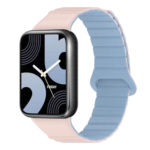 SCWZZWSY Silikonmagnetband für Miband 9 Pro/Redmi Uhr 4 -Gurt -Uhrband -Armband für Mi Band 8 Pro -Armband von SCWZZWSY