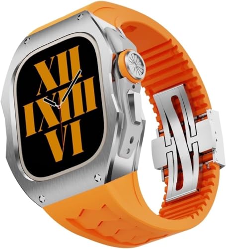 SCWZZWSY Titanienlegungs -Watch -Hülle Gummiband von SCWZZWSY