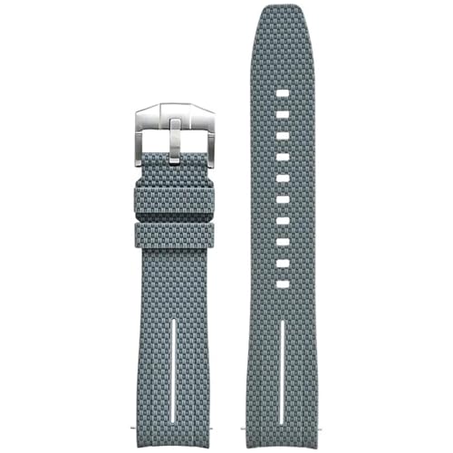 SCWZZWSY Universelle 20mm Uhrengurt Männer Frauen Gummi Schnellveröffentlichung Watch Band gebogene Ende Watchbänder von SCWZZWSY