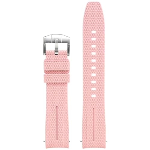 SCWZZWSY Universelle 20mm Uhrengurt Männer Frauen Gummi Schnellveröffentlichung Watch Band gebogene Ende Watchbänder von SCWZZWSY