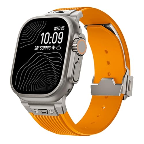 SCWZZWSY Weiches Silikongurt für Ultra 2 1 49mm S10 46mm Serie10 9 8 7 41 45 mm Silikonband für iWatch 6 5 4 Se 42mm 44 mm Herren Armband Uhrenbands SCWZZWSY Weiches Silikongurt für Ultra 2 1 49mm S10 46mm Serie10 9 8 7 41 45 mm Silikonband für iWatch 6 5 4 Se 42mm 44 mm Herren Armband Uhrenbands von SCWZZWSY