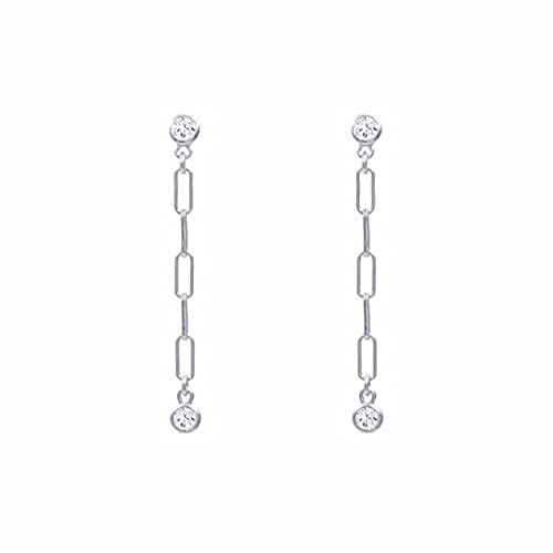 Schwarzer Zirkonstudous -Ohrring Piercing Ohrringe für Frauen Hochzeit Schmuck Schmuck von SCWZZWSY