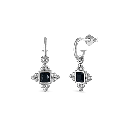 Schwarzer Zirkonstudous -Ohrring Piercing Ohrringe für Frauen Hochzeit Schmuck Schmuck von SCWZZWSY