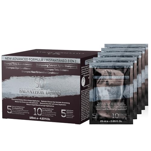 Bartfarbe Männer - Bart Färben Schwarz - Barttönung Braun - Beard Dye Set - 5 Einzeldosen - Salvathor Duran 125ml Bartfarbe Männer - Bart Färben Schwarz - Barttönung Braun - Beard Dye Set - 5 Einzeldosen - Salvathor Duran 125ml von SD SALVATHOR DURAN