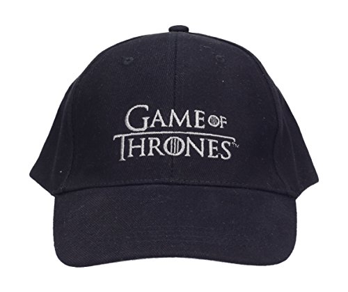 SD TOYS Unisex Game of Thrones Logo Baseballkappe, Schwarz, Einheitsgröße von SD TOYS