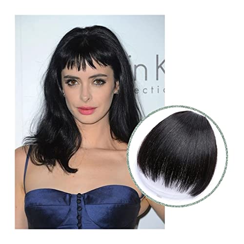 Clip in Pony Frauen gefälschte synthetische Haar-Pony-Erweiterungen, Clip-in-Pony, flacher Pony, Unregelmäßigkeit, modische Fransen-Haarverlängerung, fantasievolles Fransenhaar Pony Haare(2 irregulari von SDA287MZ