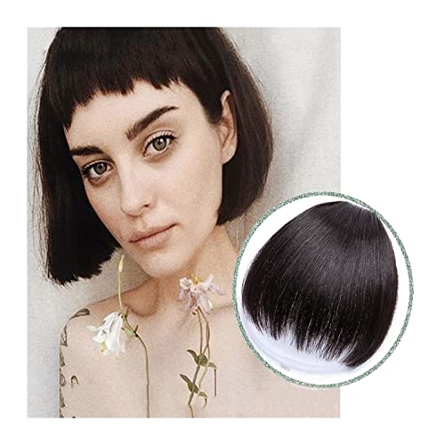 Clip in Pony Frauen gefälschte synthetische Haar-Pony-Erweiterungen, Clip-in-Pony, flacher Pony, Unregelmäßigkeit, modische Fransen-Haarverlängerung, fantasievolles Fransenhaar Pony Haare(4 irregulari von SDA287MZ