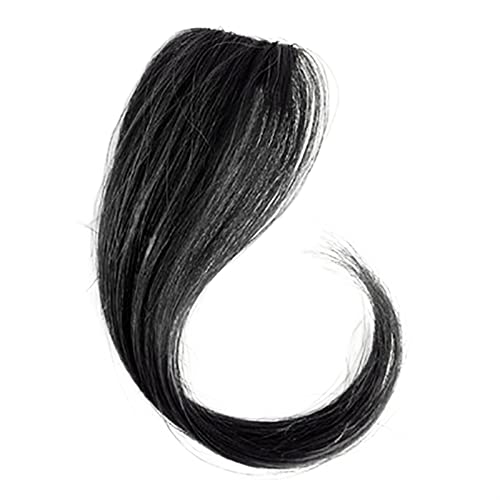 Clip in Pony Pony-Haarspange, 1/2 Stück, seitlicher Pony, for Anklipsen, Fransen-Pony mit Bügeln, synthetische 25–35 cm lange Clip-in-Pony-Haarverlängerungen for Frauen Pony Haare(ZF1035-2(14inch),1PC von SDA287MZ