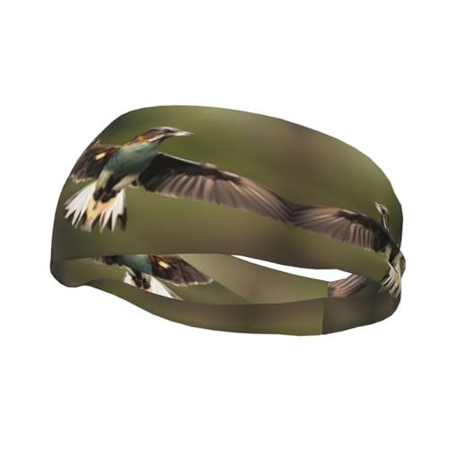 Jagd-Stirnband, fliegendes Wild-Stirnband, Schweiß-Stirnband, Kopfwickel, rutschfest, dehnbar, waschbar, Make-up-Stirnband von SDEGTHO