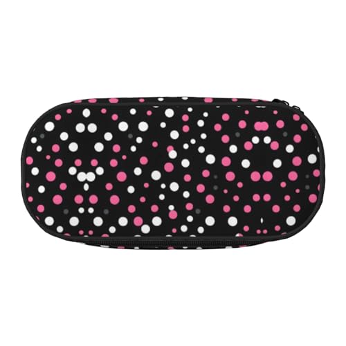 SDEGTHO Federmäppchen mit großem Fassungsvermögen, Mehrzweck-Federmäppchen, tragbares Federmäppchen, Federmäppchen für Büro, Schwarz, Schwarz , Einheitsgröße, Taschen-Organizer von SDEGTHO