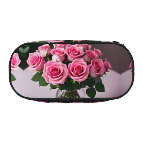 SDEGTHO Federmäppchen mit großem Fassungsvermögen, Mehrzweck-Federmäppchen, tragbares Federmäppchen, Federmäppchen für Büro, Schwarz , Einheitsgröße, Taschen-Organizer von SDEGTHO