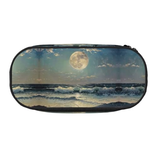 SDEGTHO Federmäppchen mit großem Fassungsvermögen, Mehrzweck-Federmäppchen, tragbares Federmäppchen, Federmäppchen für Büro, Schwarz , Einheitsgröße, Taschen-Organizer von SDEGTHO