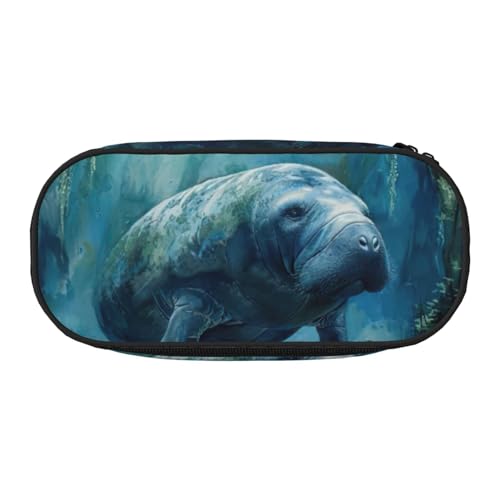 SDEGTHO Federmäppchen mit großem Fassungsvermögen, Mehrzweck-Federmäppchen, tragbares Federmäppchen, Federmäppchen für Büro, Schwarz , Einheitsgröße, Taschen-Organizer von SDEGTHO