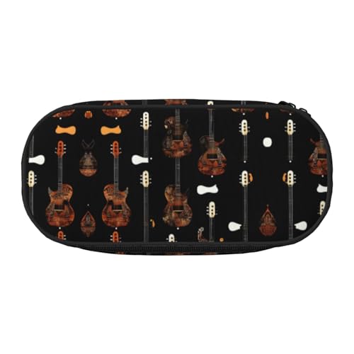 SDEGTHO Federmäppchen mit großem Fassungsvermögen, multifunktionales Federmäppchen, tragbares Federmäppchen, Federmäppchen für Büro, Schwarz , Einheitsgröße, Taschen-Organizer von SDEGTHO