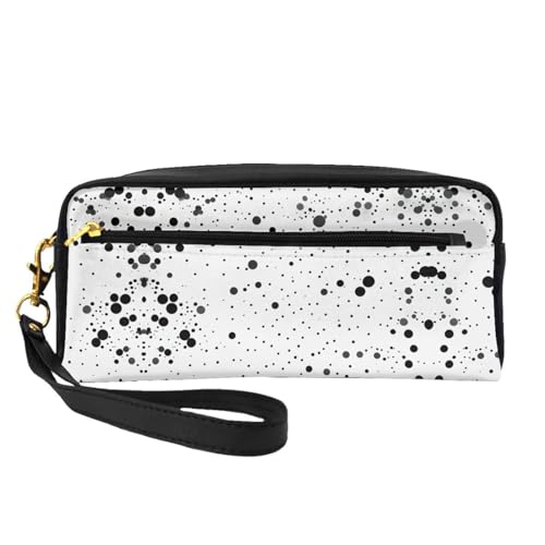 SDEGTHO Kosmetiktasche für Damen, Reise-Make-up-Tasche, Make-up-Tasche für Geldbörse, tragbar, Kulturbeutel, Zubehör-Organizer, Schwarz, Einheitsgröße von SDEGTHO