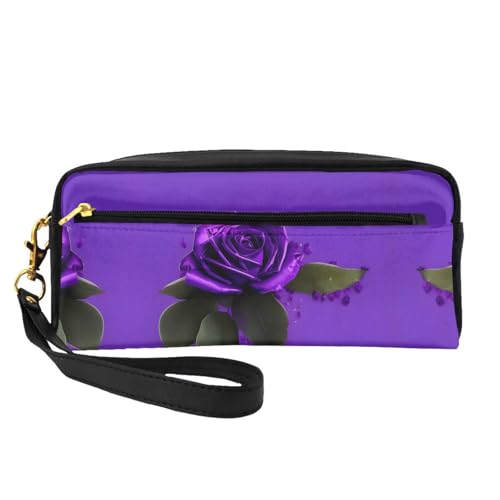 SDEGTHO Make-up-Tasche für Damen, Reise-Make-up-Tasche für Geldbörse, tragbar, Kulturbeutel, Zubehör-Organizer, Schwarz , Einheitsgröße von SDEGTHO