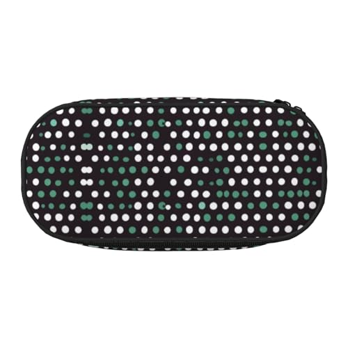 SDEGTHO Niedliches Federmäppchen mit großem Fassungsvermögen, Mehrzweck-Federtasche, tragbares Federmäppchen, Stifteetui für Büro, Schwarz , Einheitsgröße, Taschen-Organizer von SDEGTHO